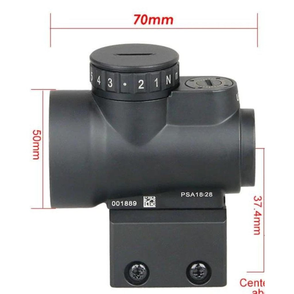 HOLY WARRIOR MRO BK RED DOT AIRSOFT