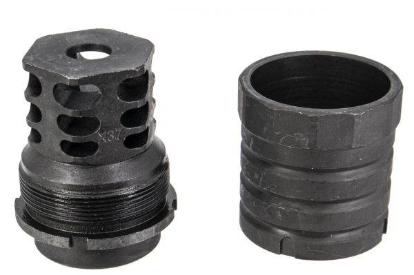 5KU FREIN DE BOUCHE AK 360 X37 + BLAST SHIELD 24MM CW