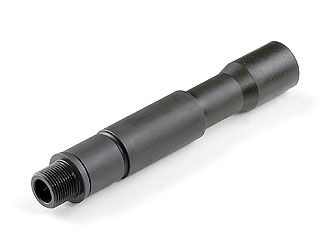 E&C RALLONGE DE CANON EN ALUMINIUM DE 4 POUCES - DISTRICT AIRSOFT