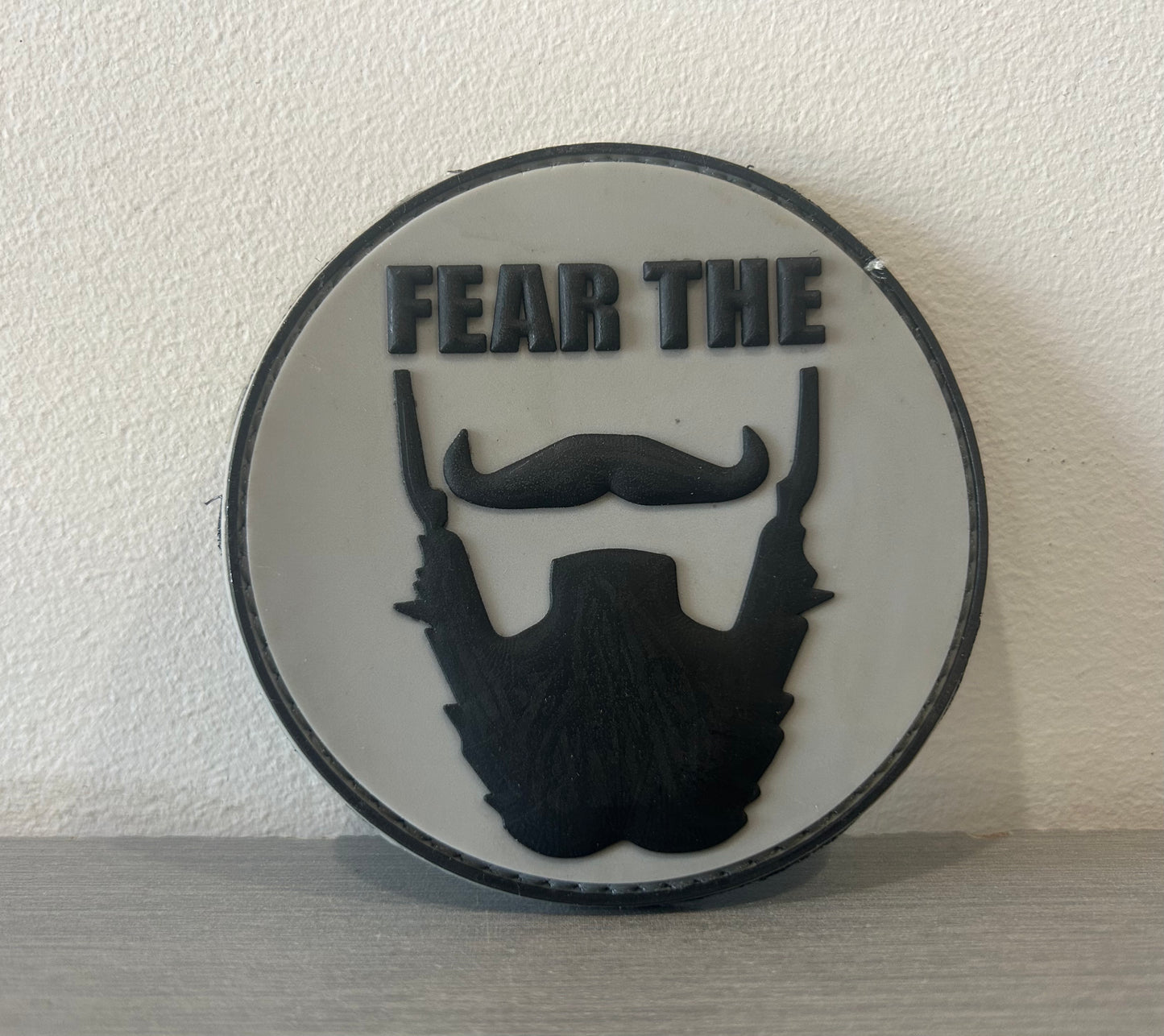 PATCH PVC FEAR THE BEARD