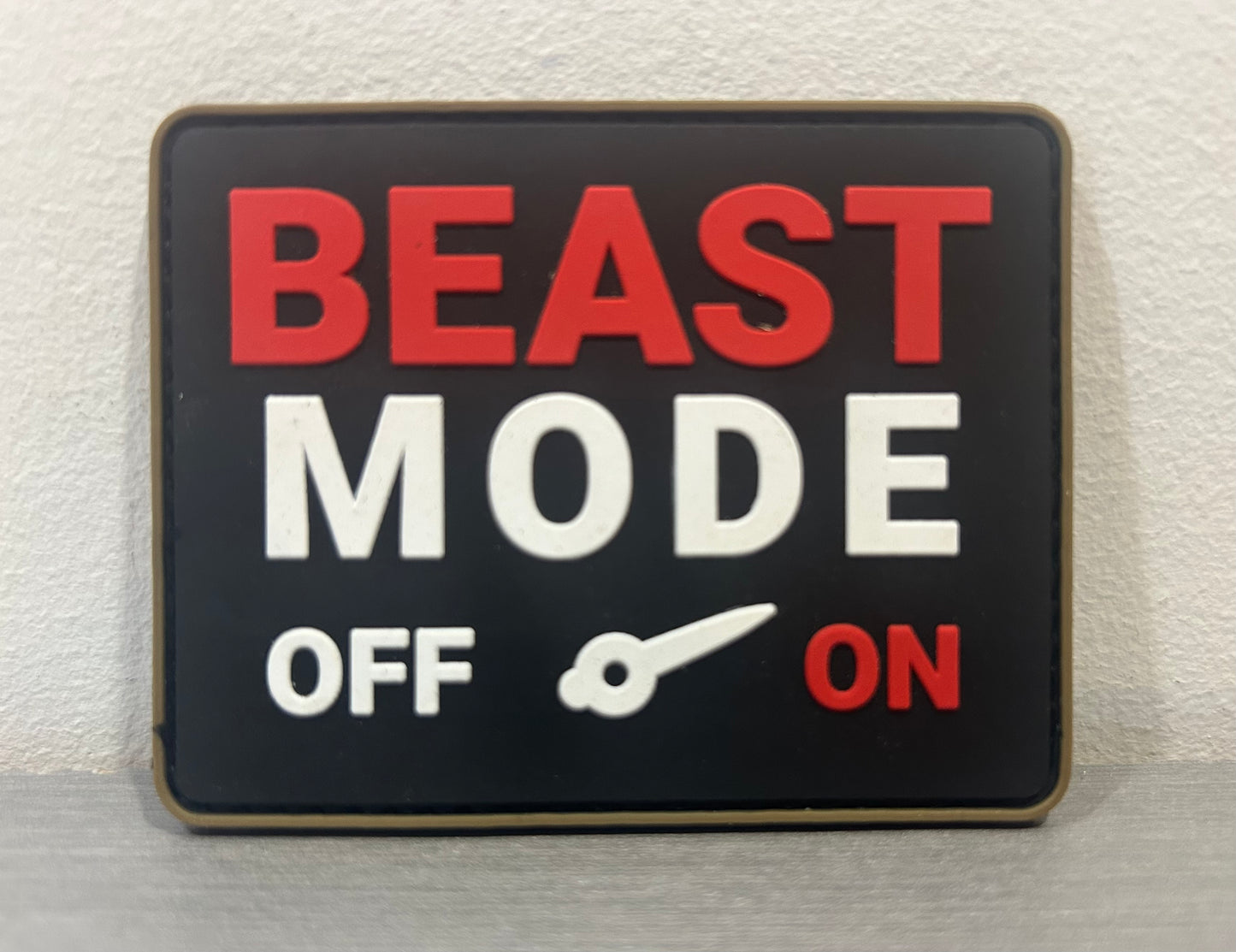 PATCH PVC BEAST MODE OFF/ON