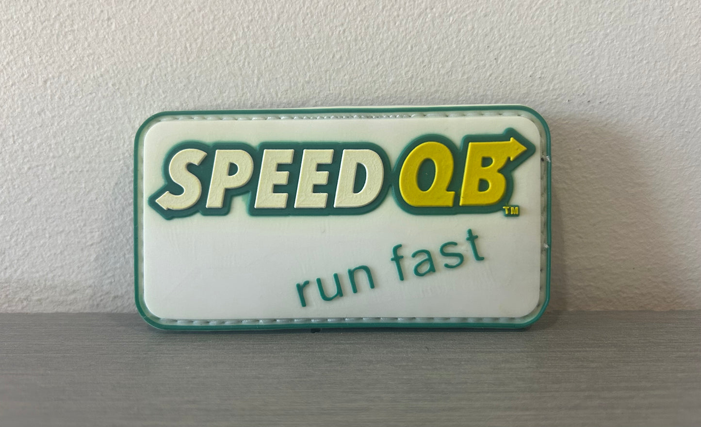 PATCH PVC SPEED QB FOND BLANC
