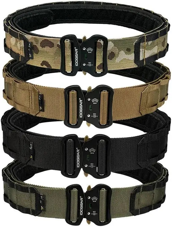 IDOGEAR 2 INCH BELT, QUICK RELEASE METAL BUCKLE.