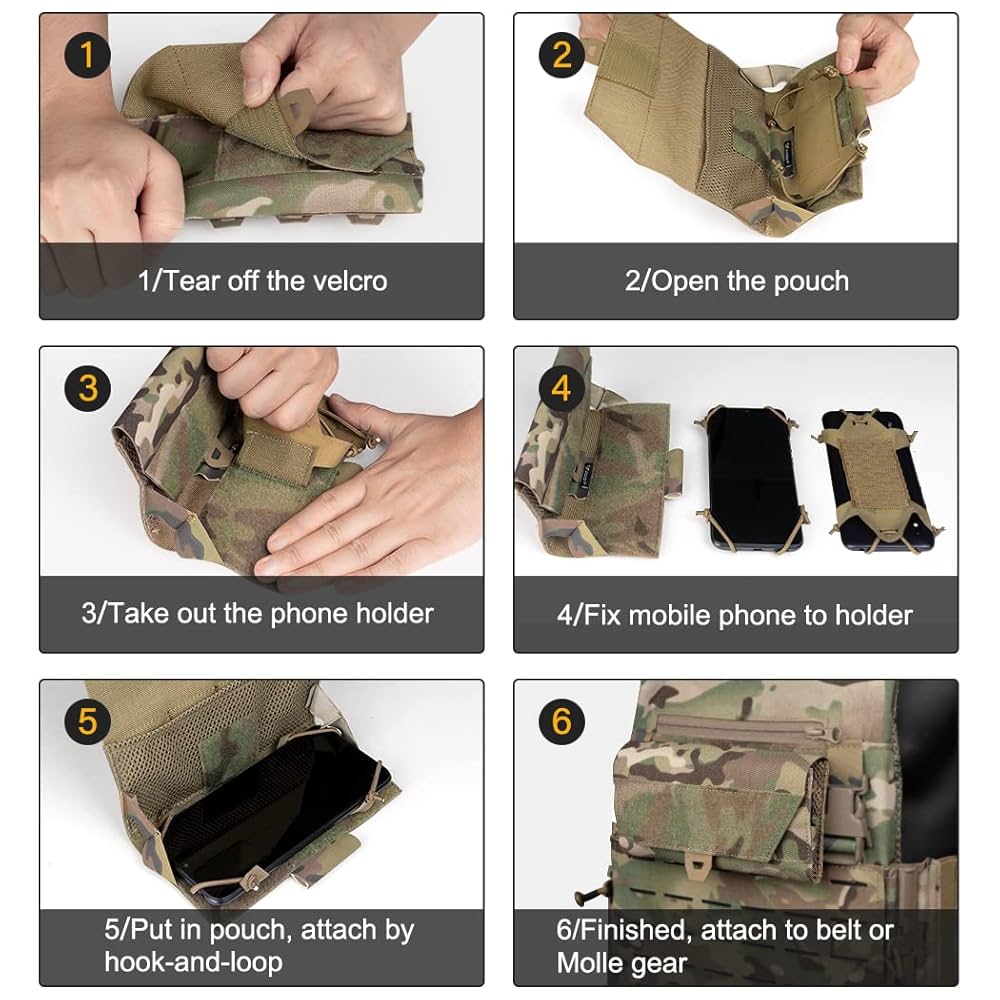 IDOGEAR POCHETTE POUR TÉLÉPHONE AVEC SUPPORTE UNIVERSELLE