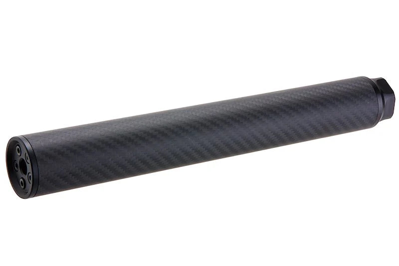 SILVERBACK SILENCIEUX AIRSOFT EN CARBON ''XL'' 14MM CCW - DISTRICT AIRSOFT