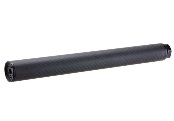 SILVERBACK SILENCIEUX AIRSOFT EN CARBON ''XXL'' 14MM CCW - DISTRICT AIRSOFT