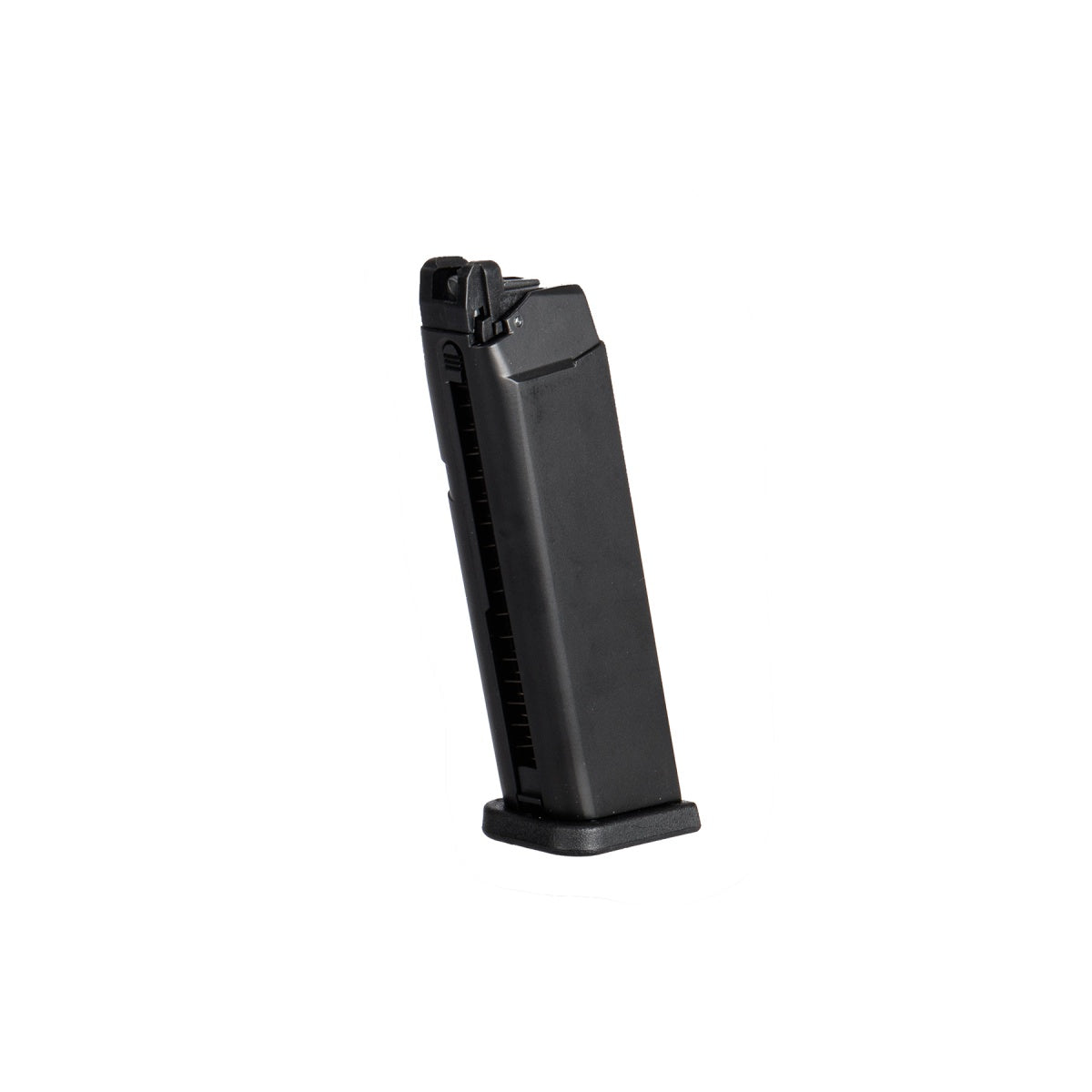 Chargeur Gaz WE G17/G18C 25 billes, compatible Green Gas, disponible chez DistrictAirsoft à Berthierville, Lanaudière, pour répliques WE.