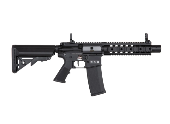 AEG airsoft specna arms C05 CORE réplique noire avec crosse ajustable et rail supérieur