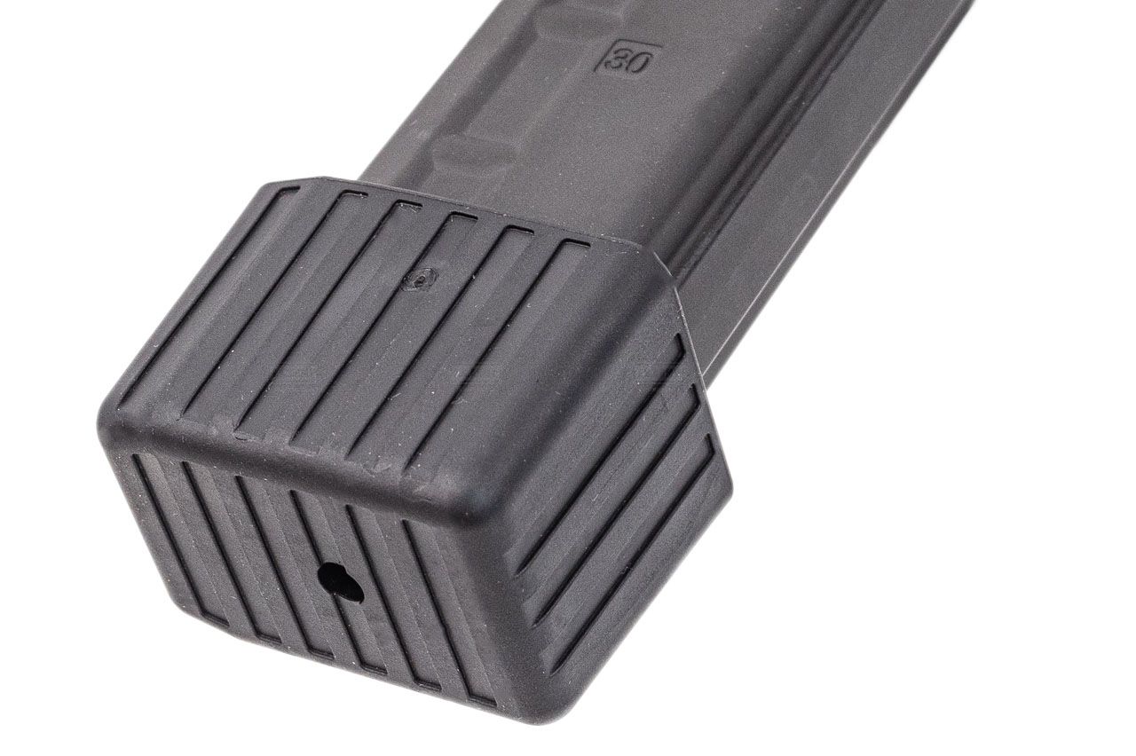 ARCHWICK B&T GBBR magazine base for apc9 tan airsoft with textured grip and black finish