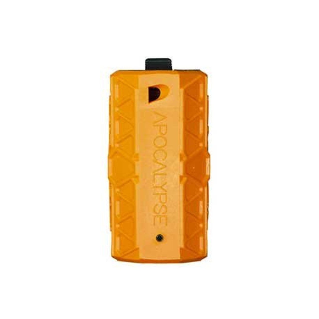 ASG grenade storm apocalypse orange tactical grenade with textured grip and black safety tab