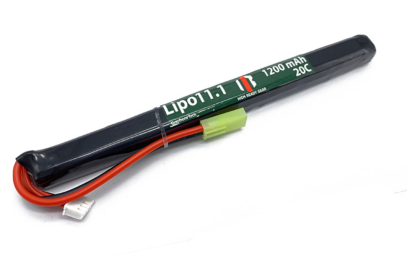 Batterie lipo High Ready Gear 1200 mAh 7.4V 20C avec connecteurs pour consommables