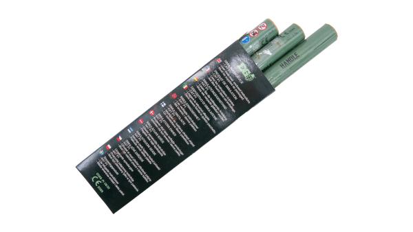 Enola Gaye Mk5 grenade consumables pack with multiple green cylindrical smoke grenades in black packaging