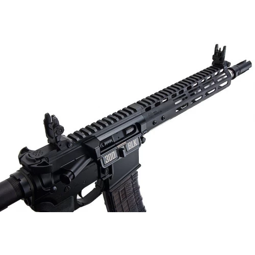 EMG NOVESKE N4 black AR style rifle upper with free float M lock handguard flip up sights and magazine