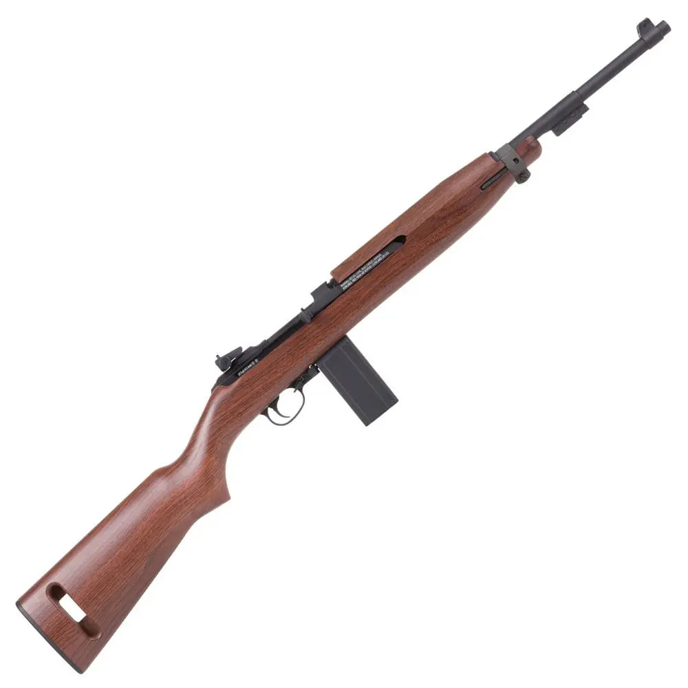 Fusil airsoft CO2 Springfield AEG avec crosse en bois et chargeur noir pour tir de précision