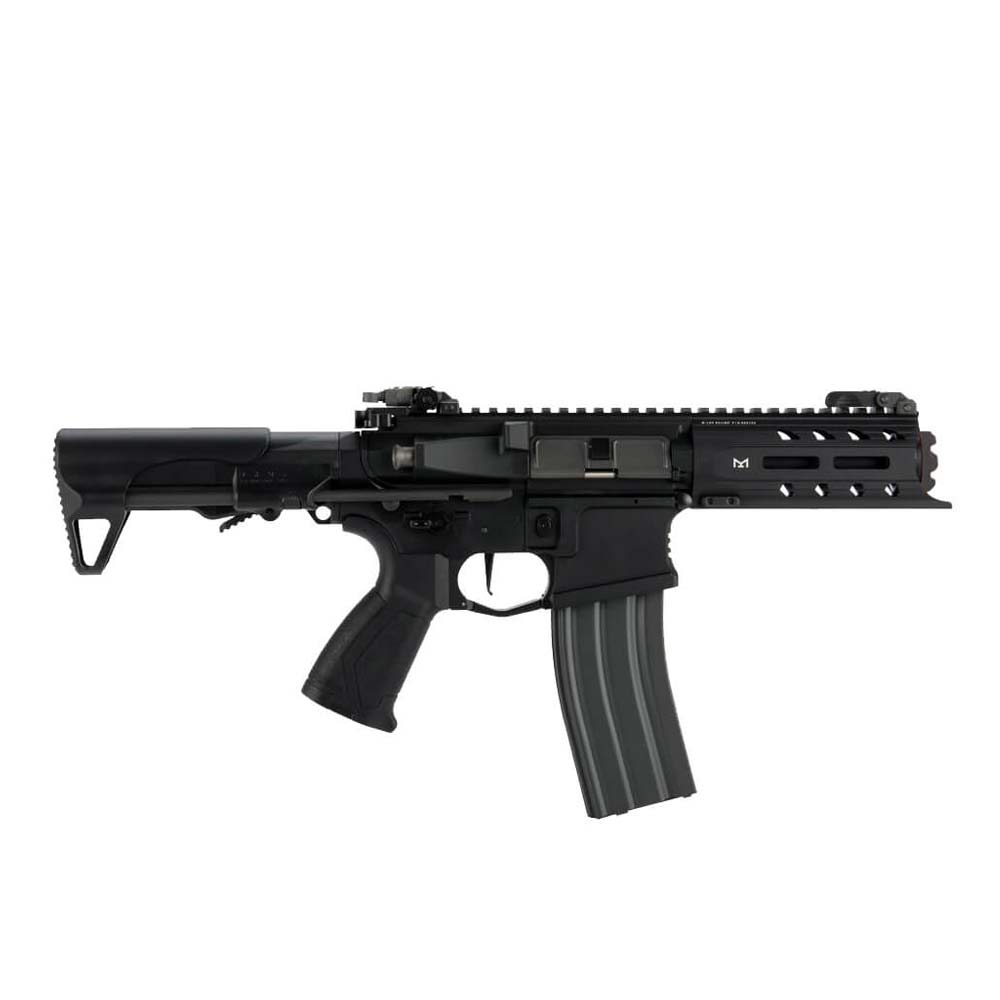 G&G ARP556 NOIR airsoft gun compact black AEG with collapsible stock short handguard and detachable magazine