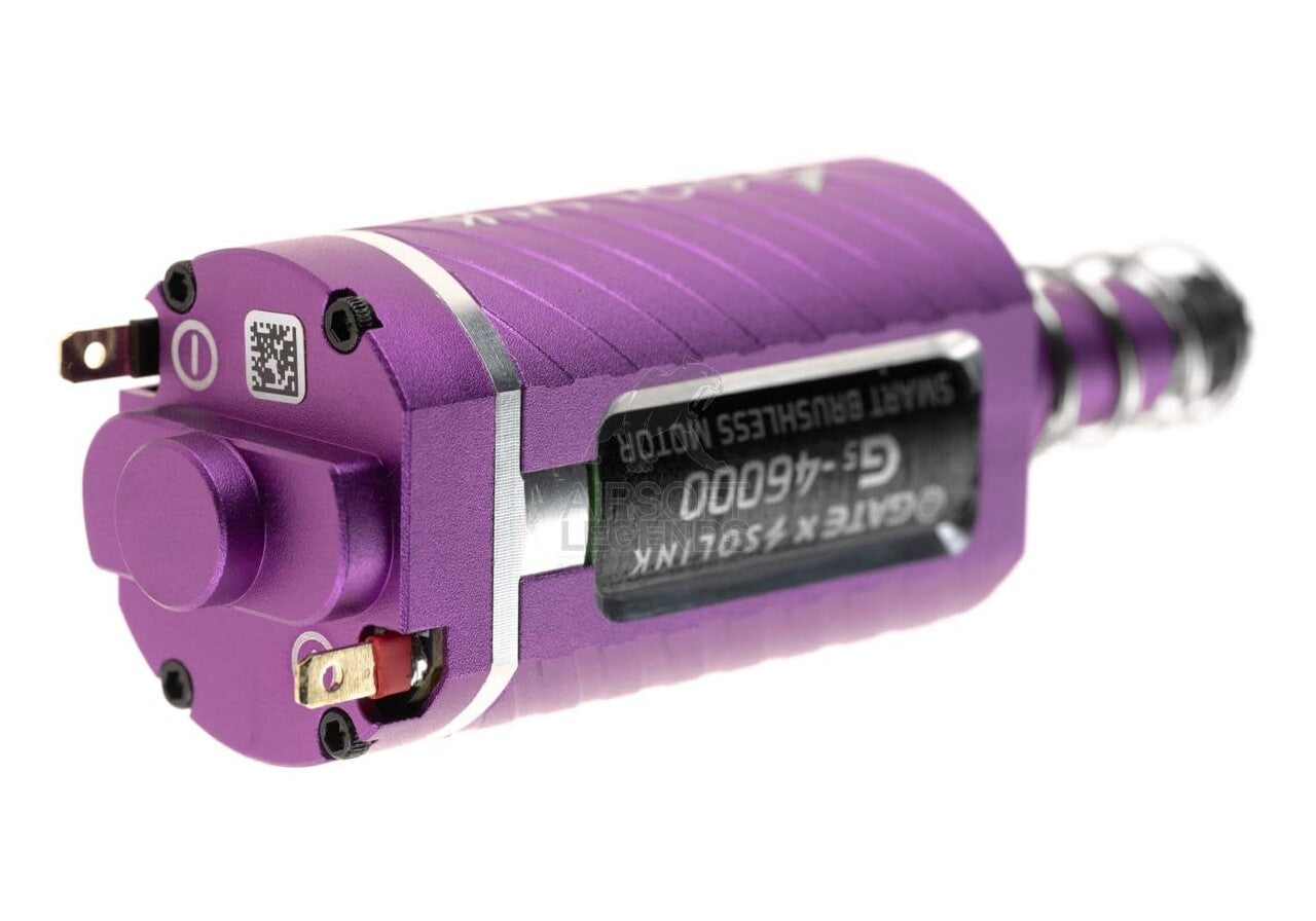 Moteur interne violet GATE G5 pour airsoft haute performance avec design compact