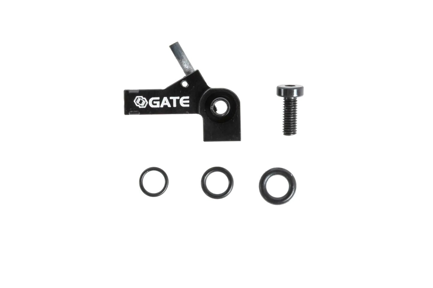 Composants internes GATE TACTICKER avec pièce principale noire, vis et joints toriques