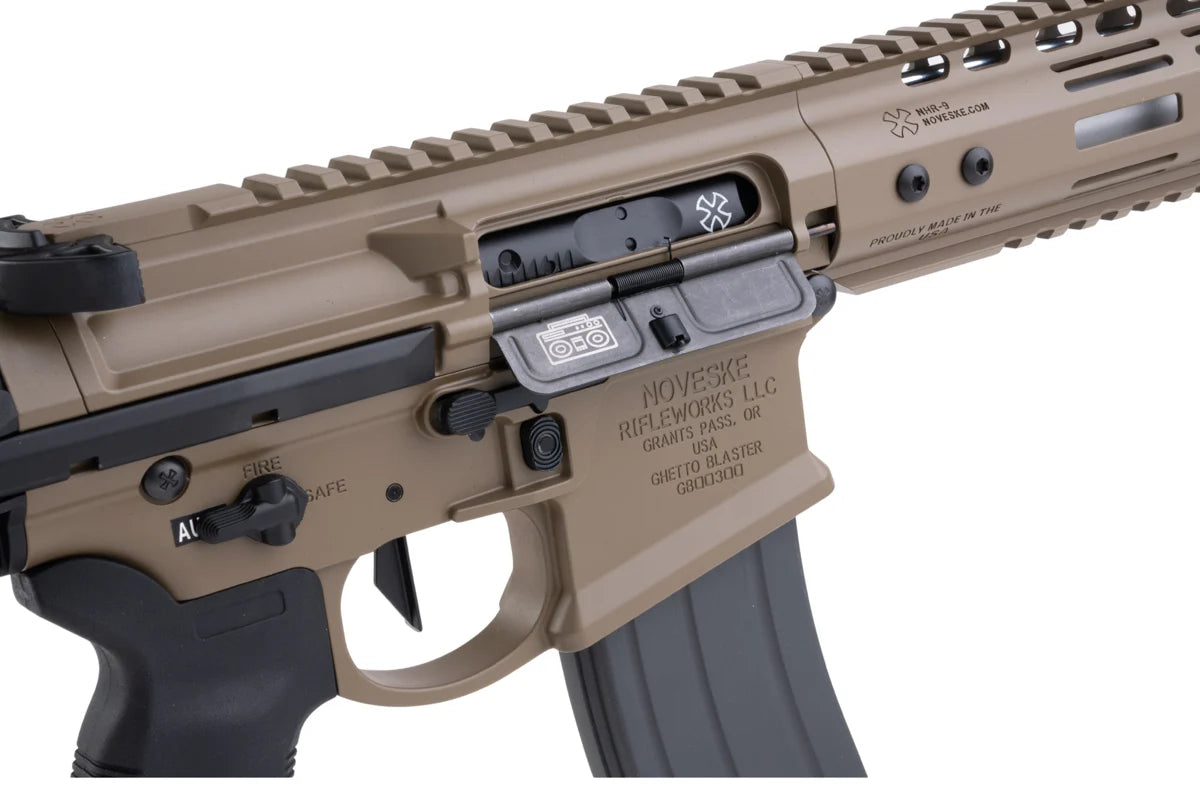 GBBR DOUBLE EAGLE modèle noveske ghetto blaster en finition tan pour tir de précision