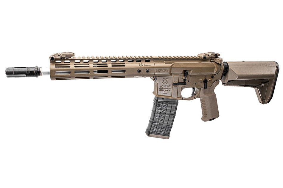 GBBR EMG Noveske N4 GBB réplique airsoft couleur tan avec chargeur translucide