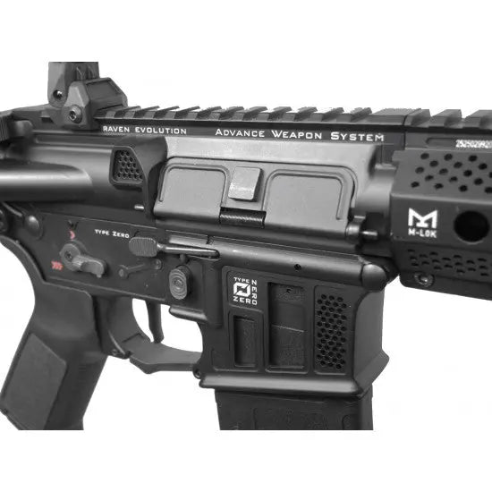 Détail du Raven Elite G2 cqb airsoft AEG par Raven Evolution avec système Advance Weapon
