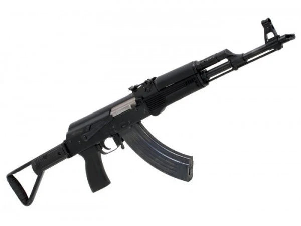Fusil d'assaut realsword b53 ak AEG noir de la marque REAL SWORD avec chargeur courbé