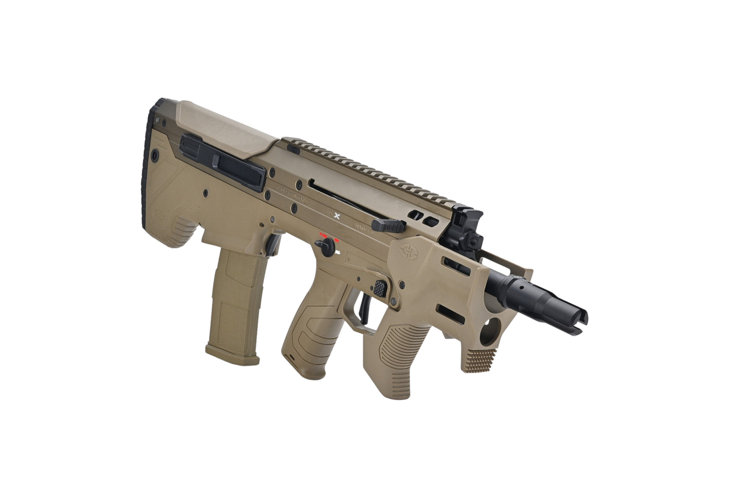 SILVERBACK MDRX MICRON AIRSOFT tan bullpup AEG compact short barrel replica with ergonomic grip