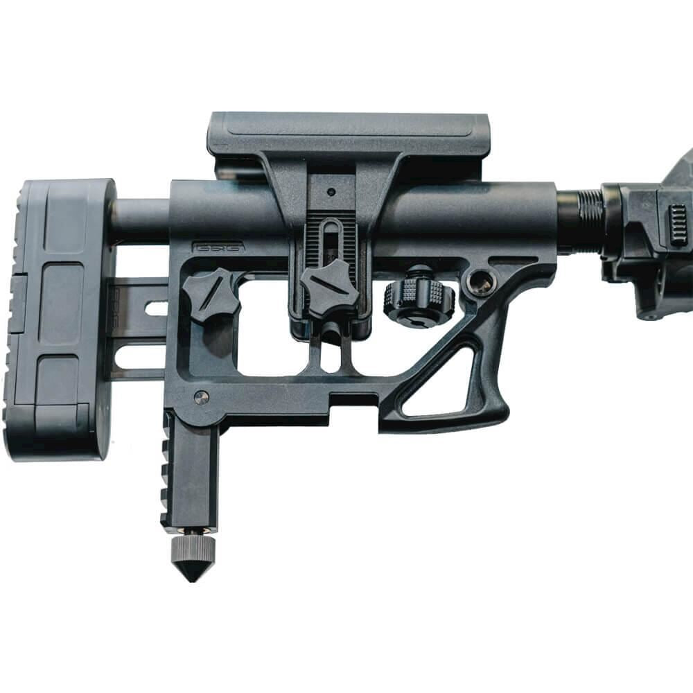 GG tr30 airsoft AEG adjustable folding buttstock with cheek rest and length adjustment