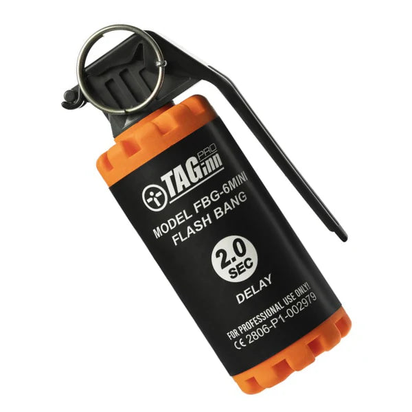 Taginn fbg-4 professional use flash bang consumable with 20 second delay and metal safety pin