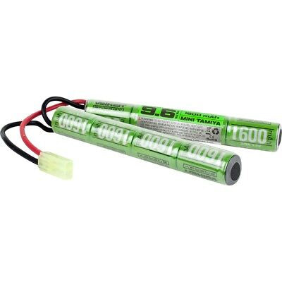 VALKEN 9.6v airsoft battery nimh 1600mAh green stick pack with mini Tamiya connector for AEGs
