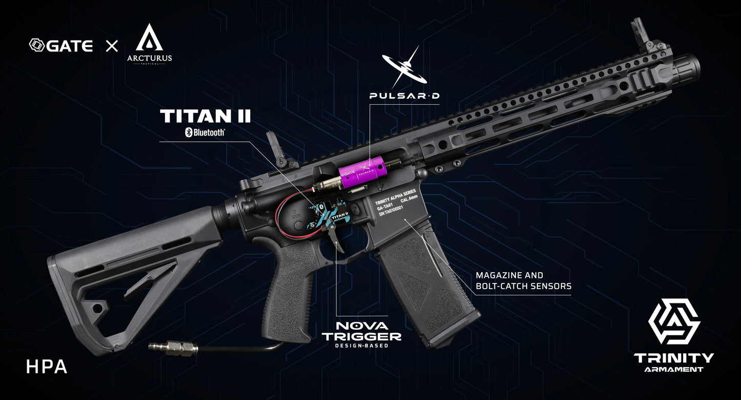 HPA Trinity Armament GA-TA02P système de propulsion pour réplique d'arme avec connecteur et capteurs