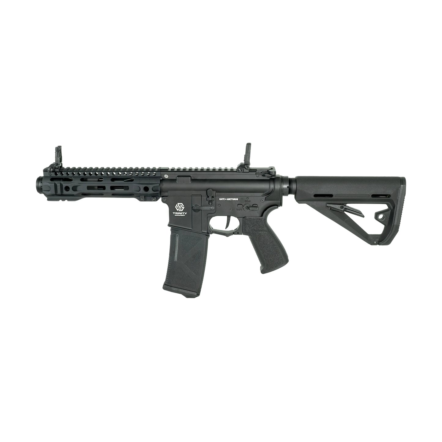 AEG TRINITY ARMAMENT GA-TA03 fusil d'assaut noir avec crosse réglable et rail supérieur intégral