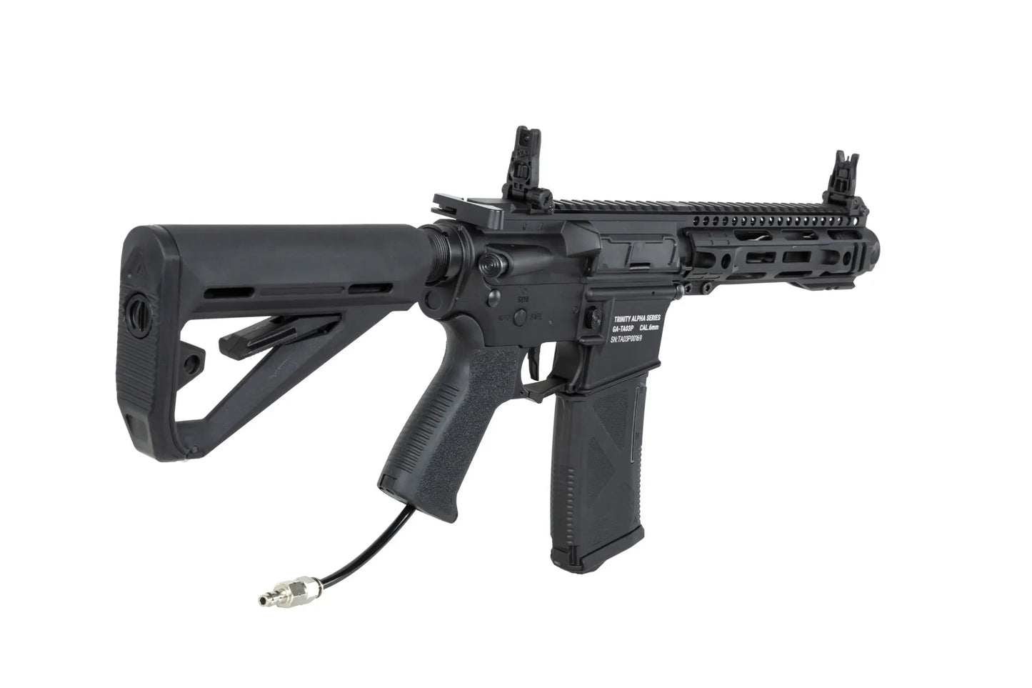 HPA TRINITY ARMAMENT GA-TA03P fusil d'airsoft noir haute performance avec crosse ajustable