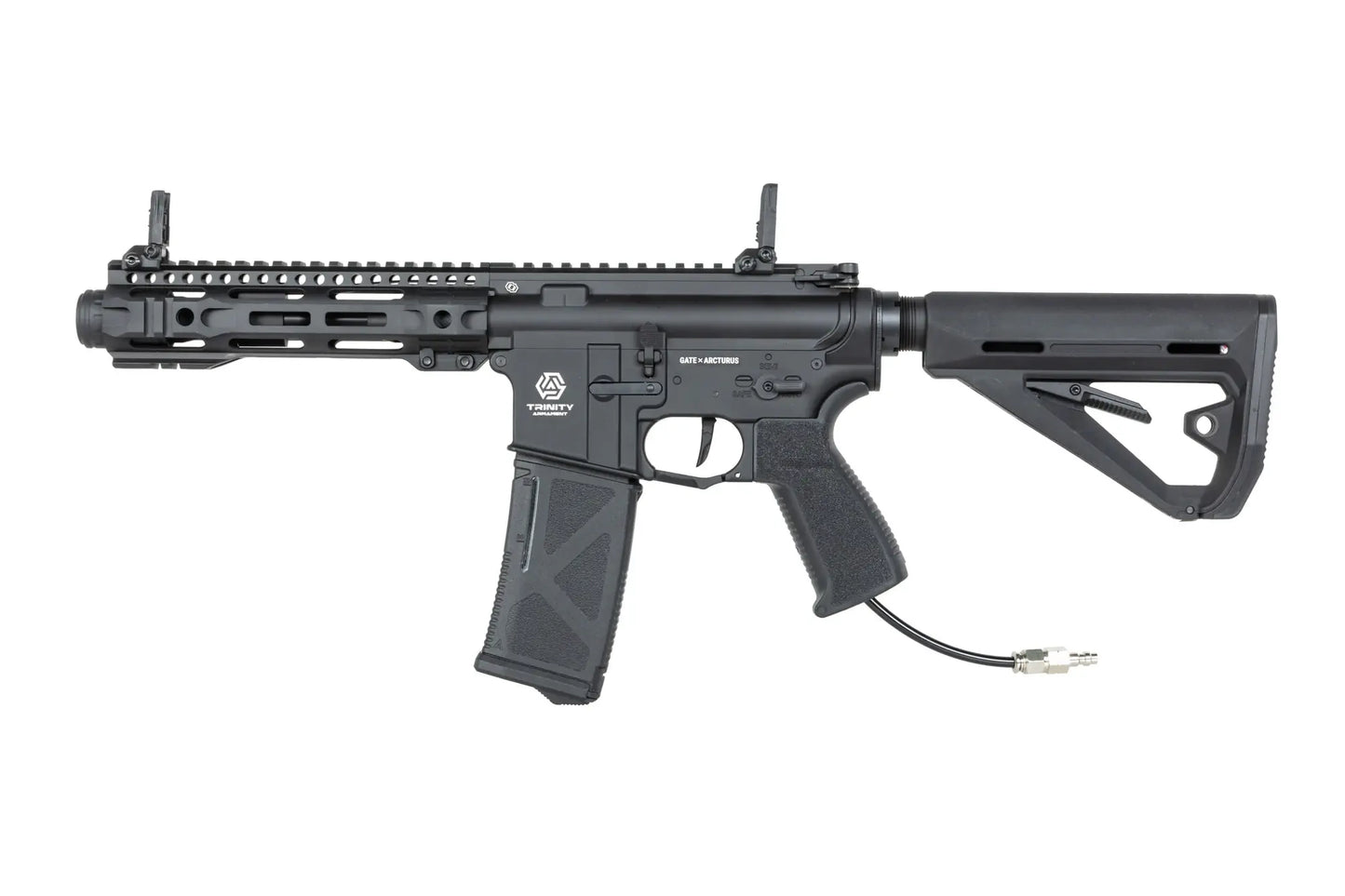 Réplique HPA TRINITY ARMAMENT GA-TA03P noire avec crosse ajustable et chargeur haute capacité