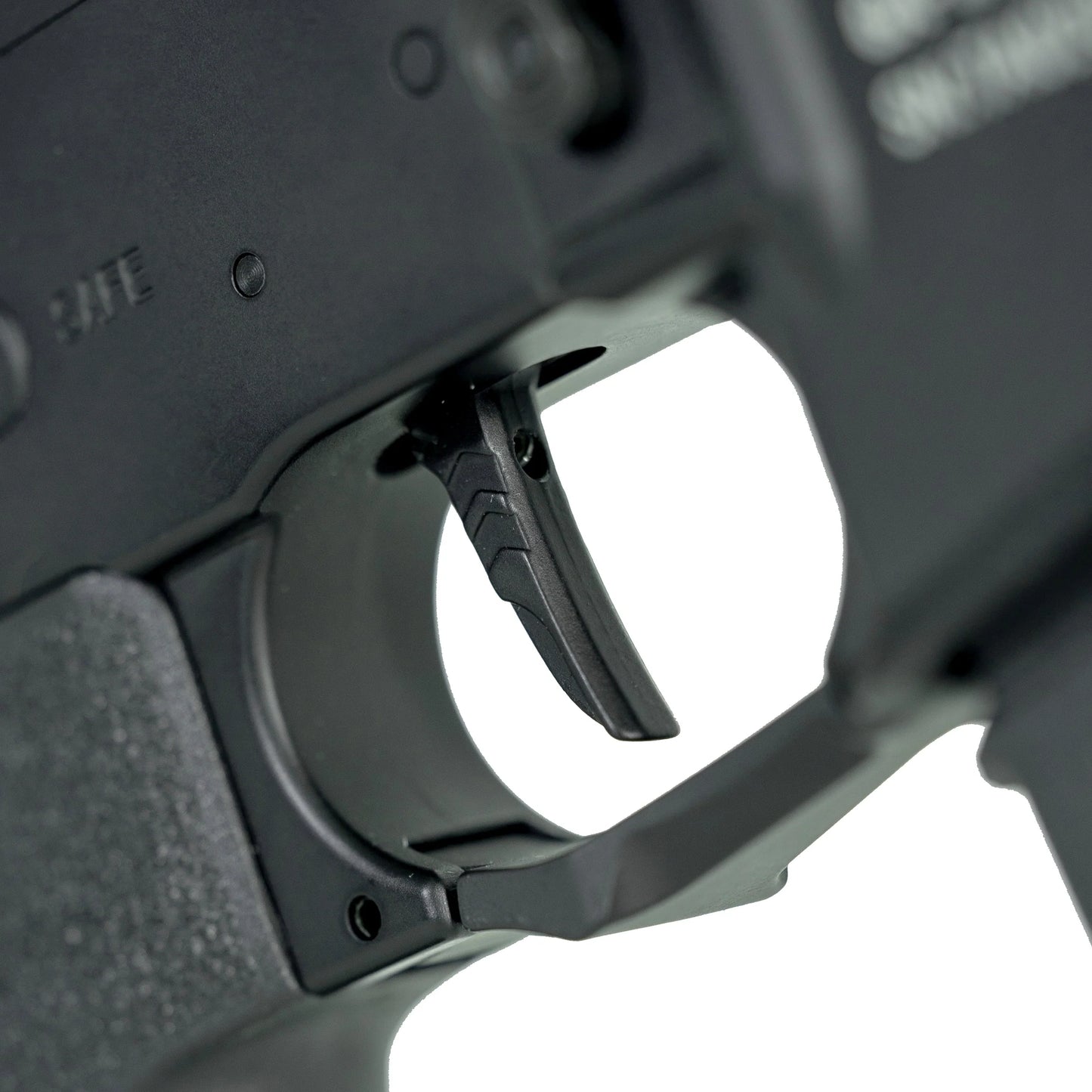 Gâchette noire TRINITY ARMAMENT GA-TA03P de pistolet HPA avec texture antidérapante