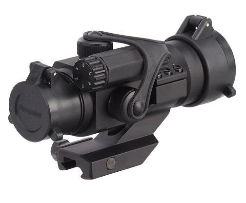 HOLY WARRIOR M2 ''ENGRAVED ANGLE'' BK RED DOT AIRSOFT