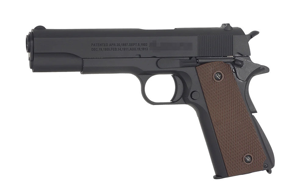 E&C M1911 A1 GOUVERNEMENTAL PISTOLET AIRSOFT GBB