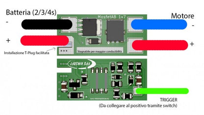 FPS SOFTAIR MICRO MOSFET ACTIVE BRAKE AVEC T-PLUG - DISTRICT AIRSOFT