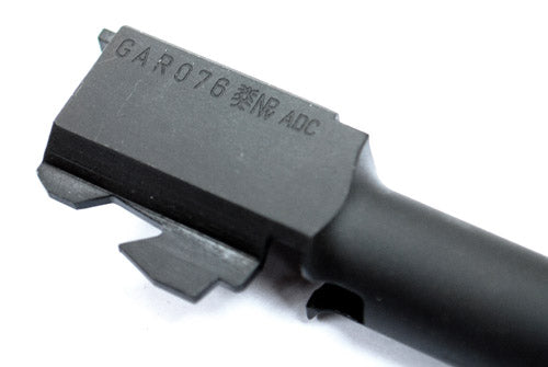 GUARDER CANON EXTERIEUR FILETE EN ACIER POUR TOKYO MARUI G17 NOIR