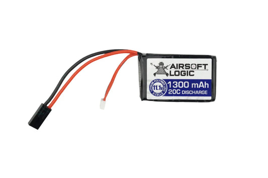 AIRSOFT LOGIC BATTERIE LI-PO 11.1v 1300 mAh PEQ TAMIYA - DISTRICT AIRSOFT