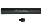 ASG SILENCIEUX AIRSOFT HUSH XL (14 mm CCW W/ ADAPTEUR) - DISTRICT AIRSOFT