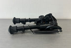 6-9 INCH BIPOD HEIGHT ADJUSTABLE, FOLDABLE WITH 20MM MOUNTING ADAPTER USAGE