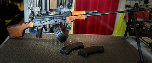 LCT RPK AK AEG AIRSOFT, DRUM MAG, 2 MIDCAP USAGÉ