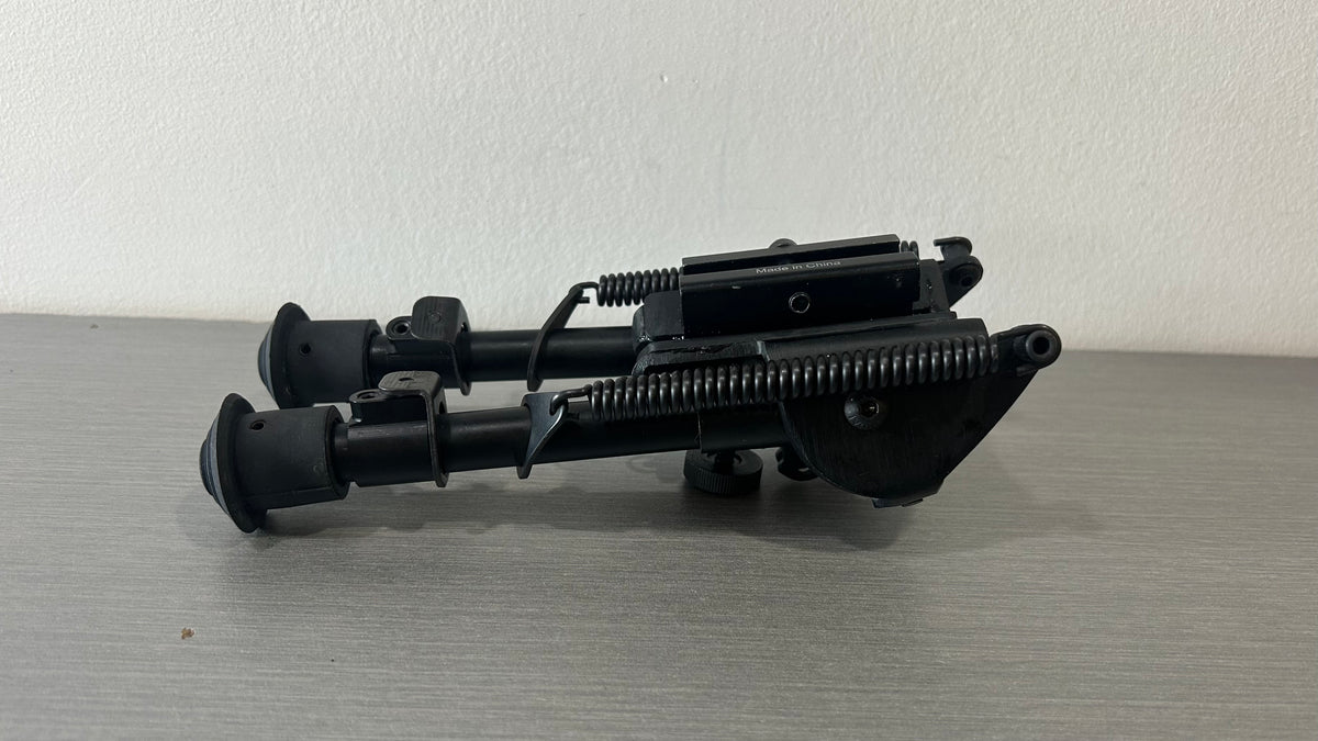 6-9 INCH BIPOD HEIGHT ADJUSTABLE, FOLDABLE WITH 20MM MOUNTING ADAPTER USAGE