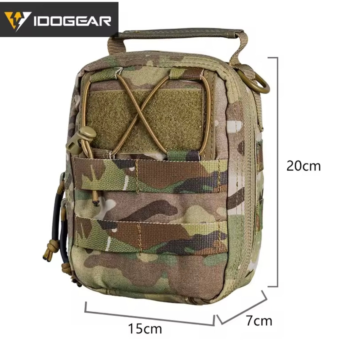 IDOGEAR POCHETTE MÉDICALE UTILITAIRE DE PREMIERS SECOURS EMT, SAC DE PREMIERS SECOURS IFAK