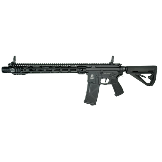 Réplique AEG TRINITY ARMAMENT GA-TA02 fusil noir avec crosse réglable et rail supérieur complet