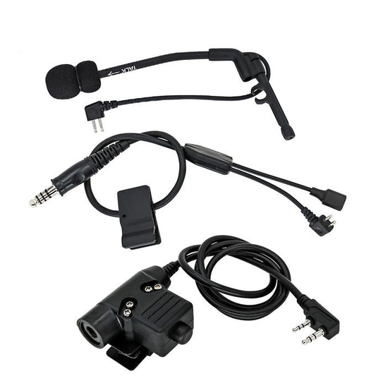 TAC-SKY KIT DE CABLE EN Y POUR CASQUE D’ÉCOUTE TACTIQUE - DISTRICT AIRSOFT