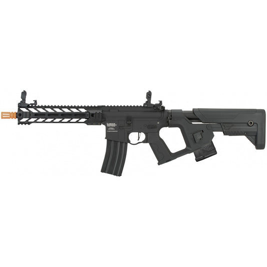 Lancer Tactical M4 LT-34BB10 for sale. LANCER TACTICAL AEG black polymer M4 style rifle with orange tip