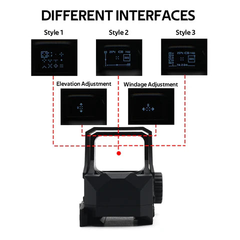 HOLY WARRIOR SZ1-B BK HUD SIGHT POUR REAL STEEL