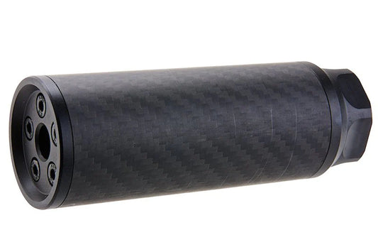 SILVERBACK SILENCIEUX AIRSOFT EN CARBON ''SHORT'' 16MM CW - DISTRICT AIRSOFT