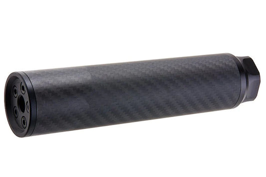 SILVERBACK SILENCIEUX AIRSOFT EN CARBON ''MEDIUM'' 24MM CW - DISTRICT AIRSOFT